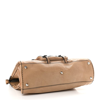 Chloe Calfskin Edith Satchel Beige 4 of 8