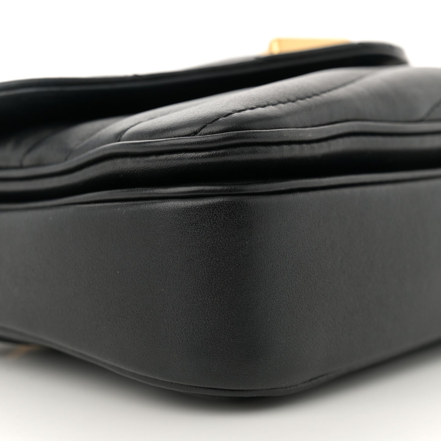 Calfskin LV New Wave Chain Bag Black