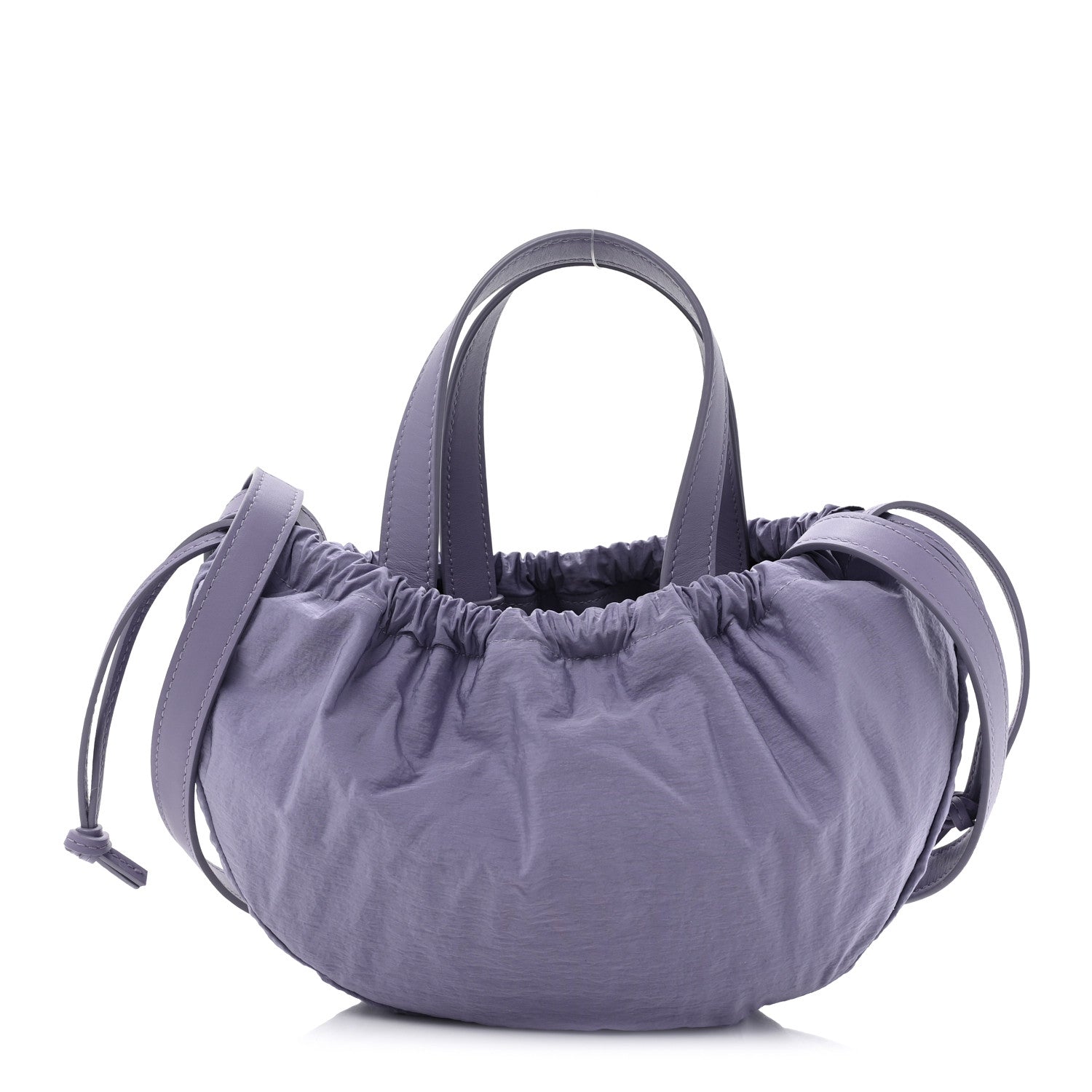 Bottega Veneta French Calfskin Shell Lavender 3 of 14