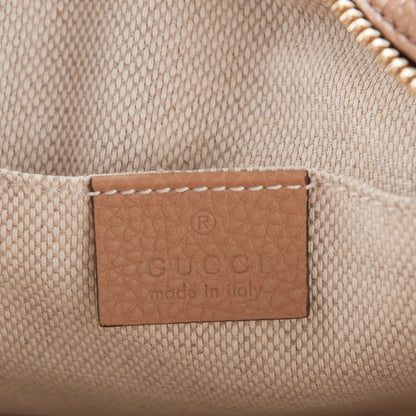Gucci Pebbled Calfskin Small Soho Disco Bag Camelia 6 of 7