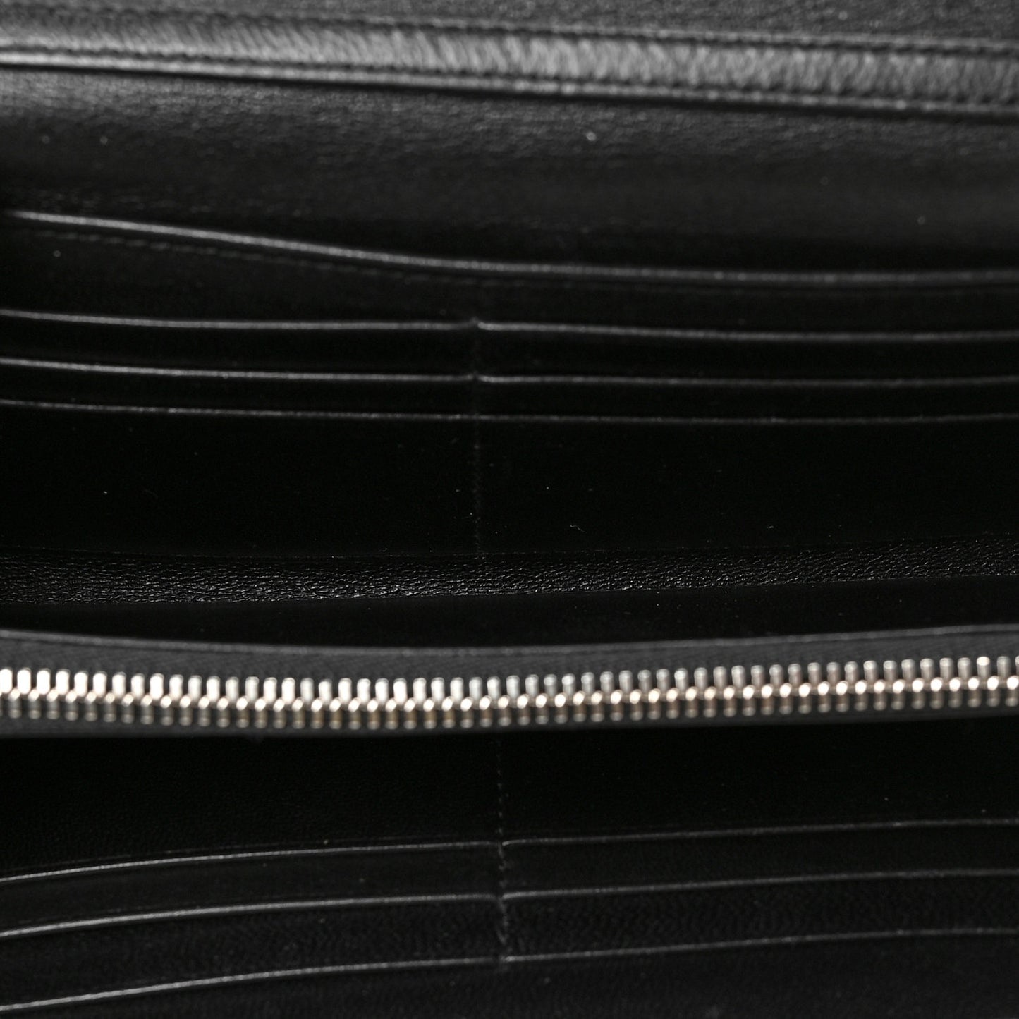 Lambskin Cannage Lady Dior Rendezvous Wallet On Chain Black