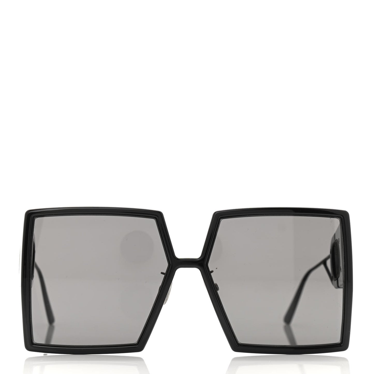 Square 30 Montaigne Sunglasses Black