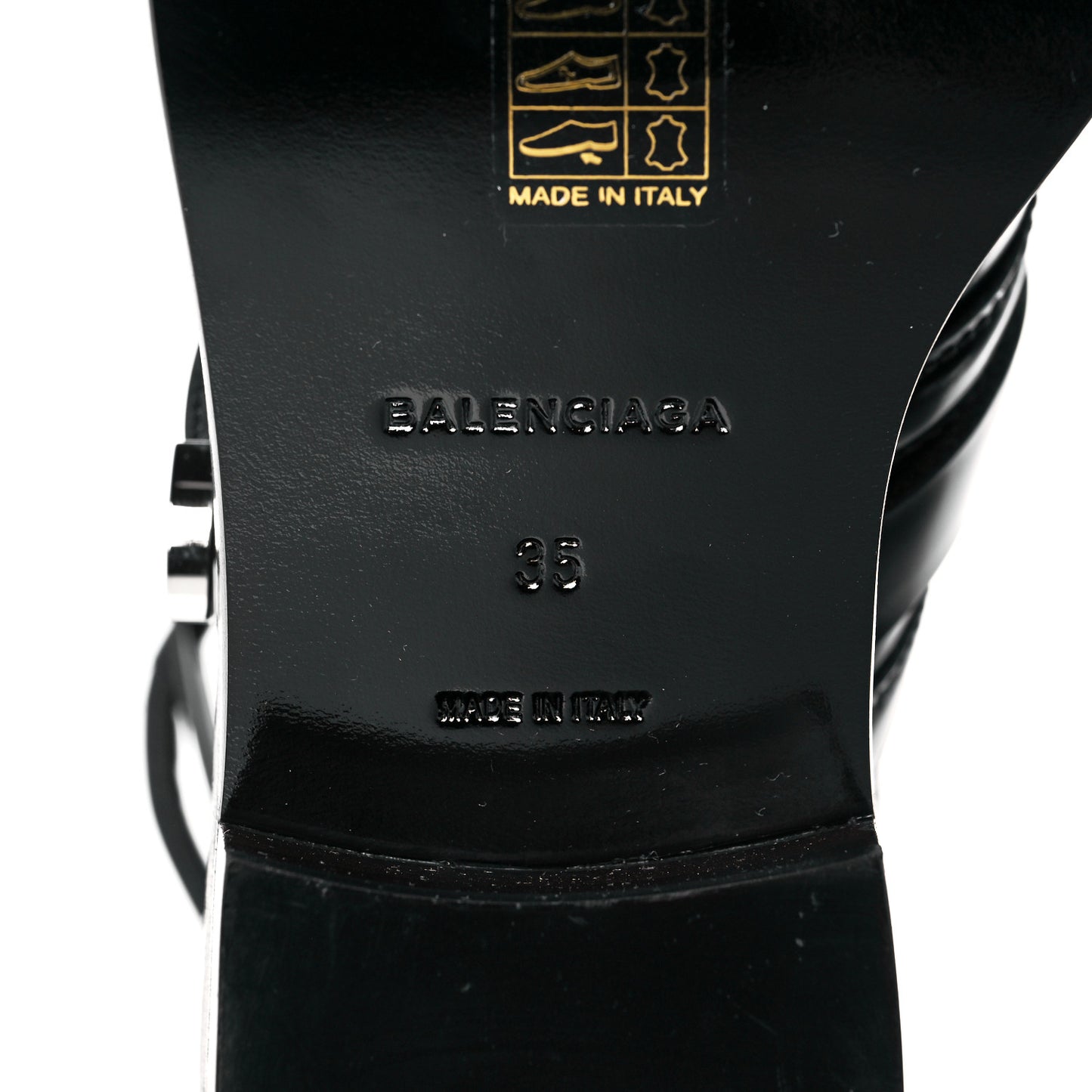 Brushed Calfskin Ceinture Ankle Boots 35 Black
