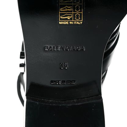 Balenciaga Brushed Calfskin Ceinture Ankle Boots 35 Black 6 of 8