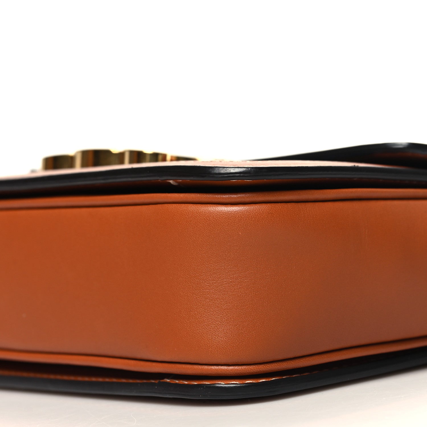 Celine Calfskin Triomphe Canvas Teen Triomphe Bag Tan 11 of 11