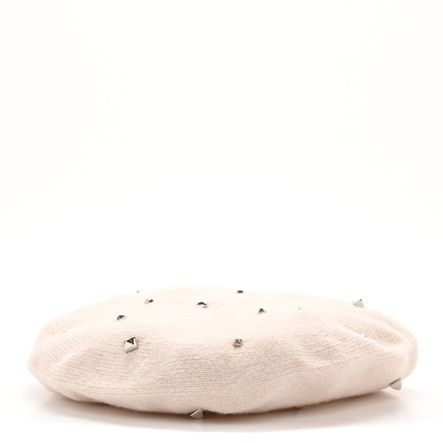 Cashmere Medor Studded Darling Beret S White