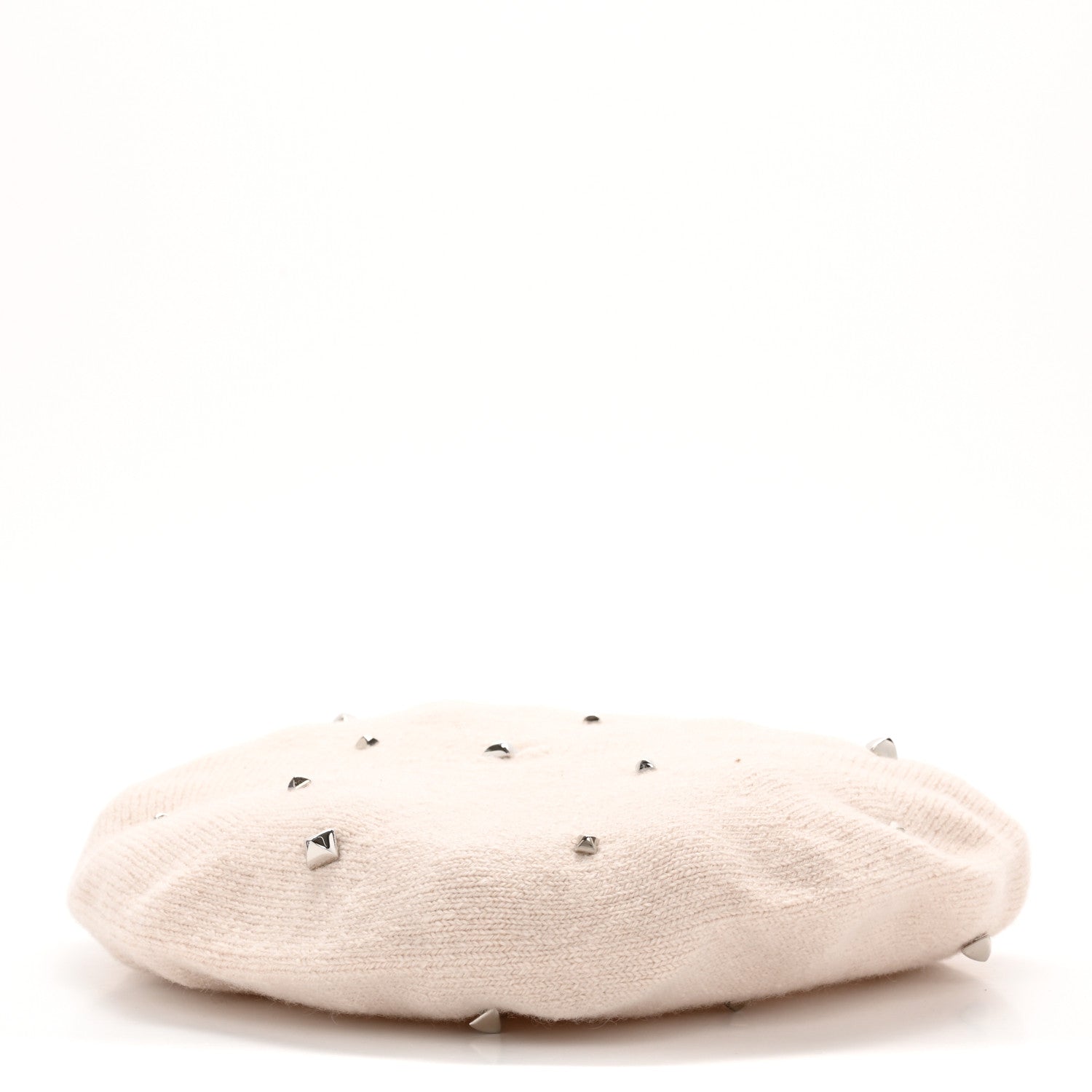 Hermes Cashmere Medor Studded Darling Beret S White 5 of 10