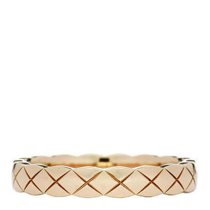 Chanel 18K Yellow Gold Mini Coco Crush Ring 52 6 3 of 5