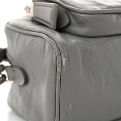 Prada Nappa Antique Multi-Pocket Shoulder Bag Ardesia 12 of 12