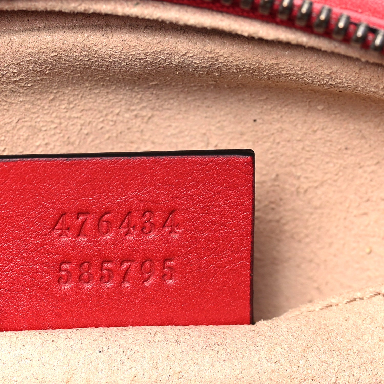Gucci Calfskin Matelasse GG Marmont Belt Bag 75 30 Hibiscus Red 8 of 9