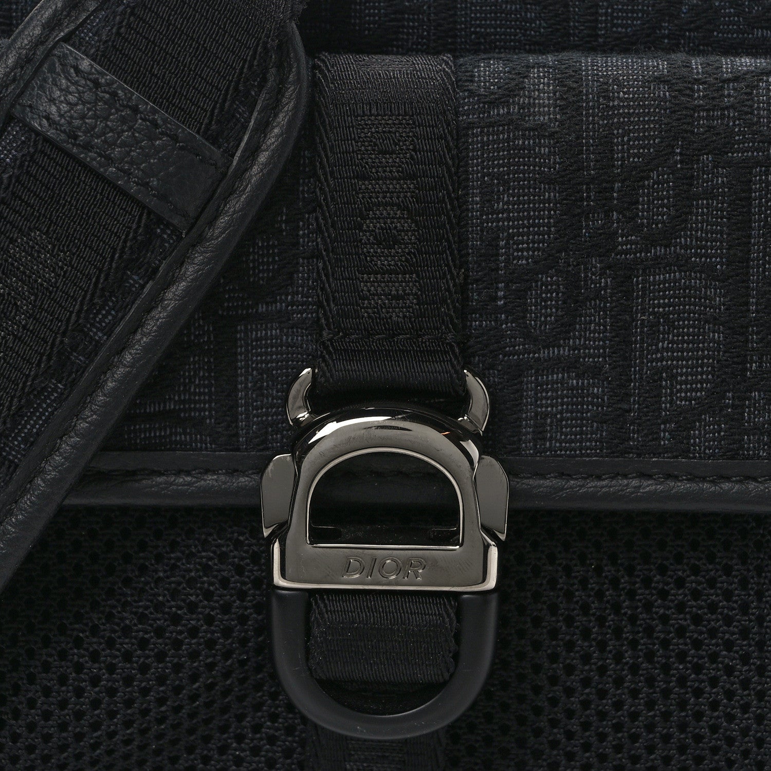 Christian Dior Oblique Jacquard Mini Dior 8 With Strap Black Multicolor 7 of 12