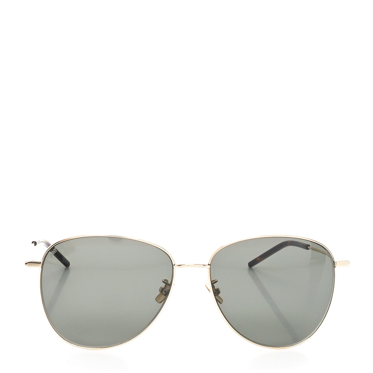 Saint Laurent Metal Aviator SL 328/K Sunglasses Gold Tortoise 2 of 7
