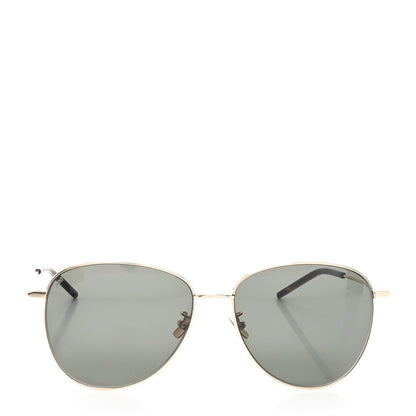 Saint Laurent Metal Aviator SL 328/K Sunglasses Gold Tortoise 2 of 7