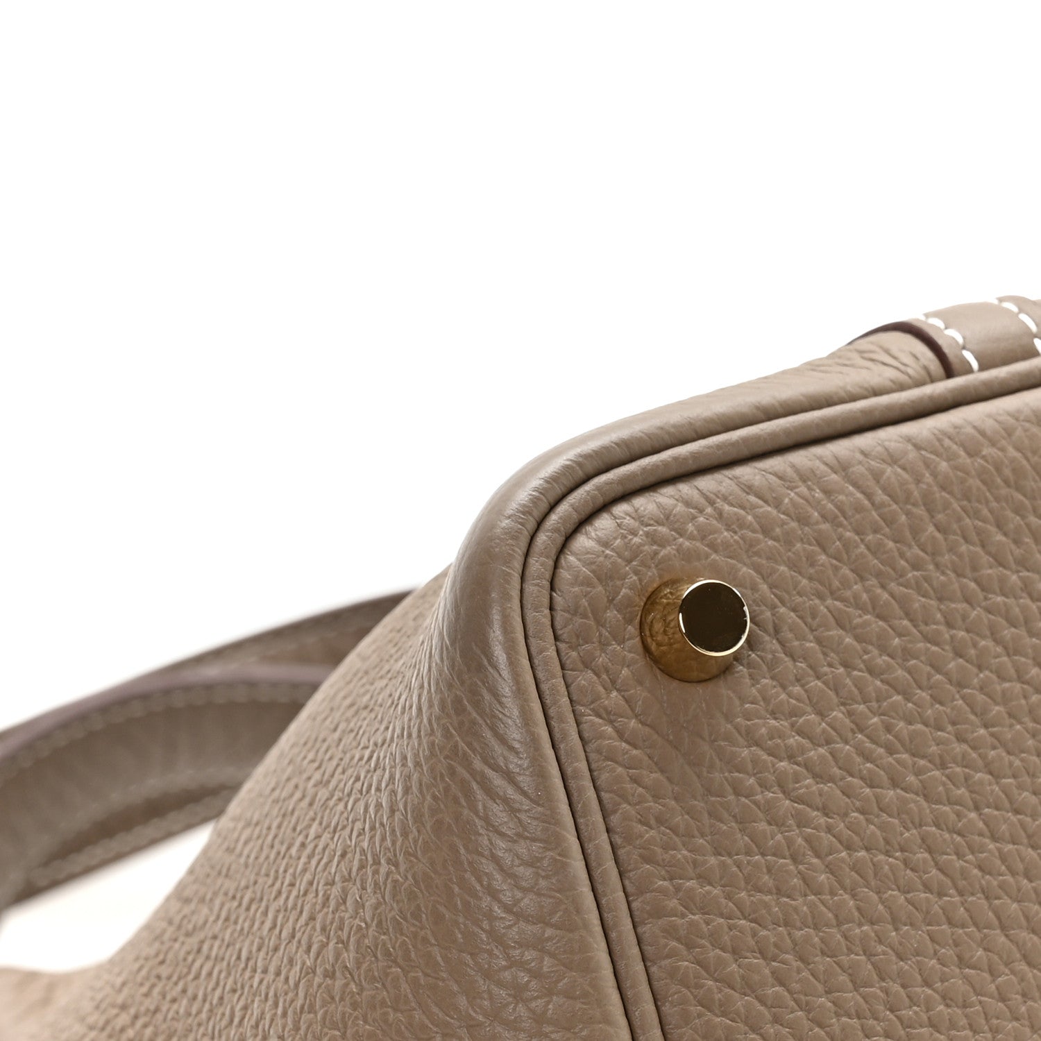 Hermes Taurillon Clemence Picotin Lock 18 PM Etoupe 11 of 13