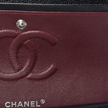 Chanel Caviar Quilted Medium Double Flap Black 11 of 14