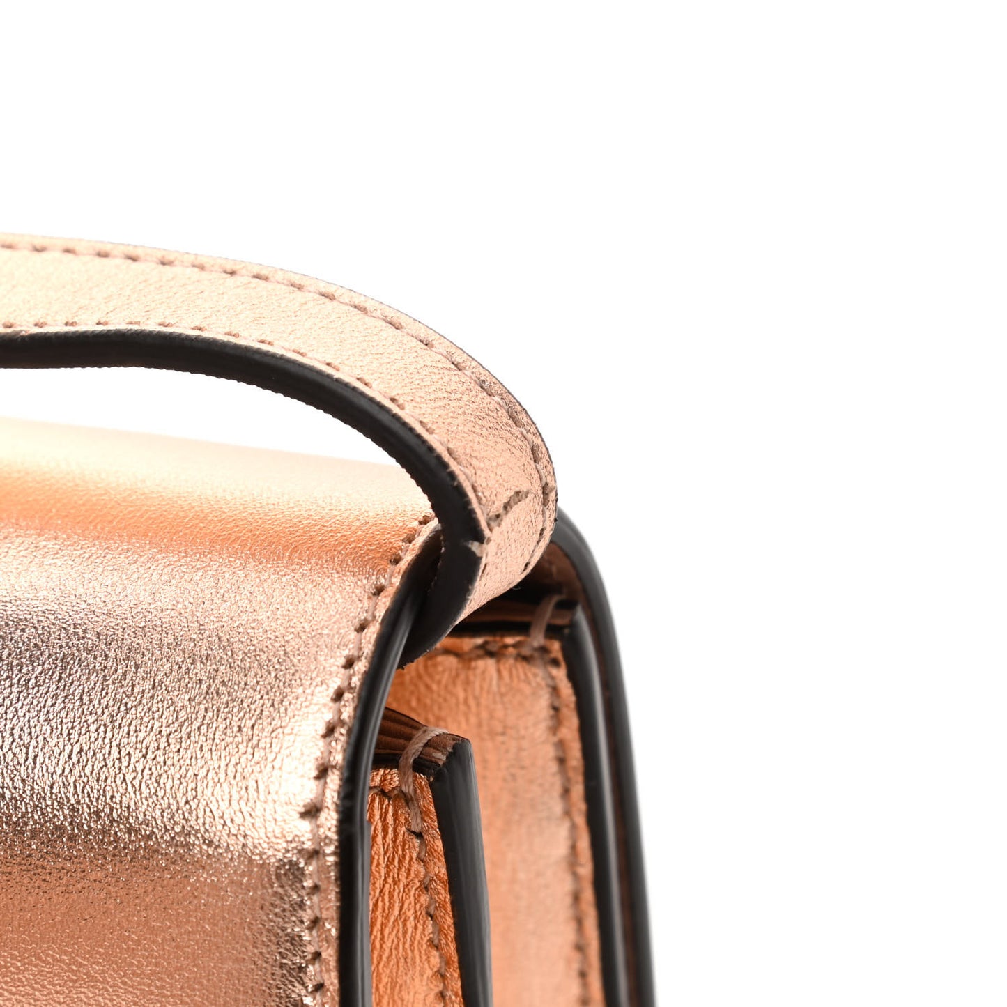 Metallic Nappa Crystal GG Broadway Shoulder Bag Pink
