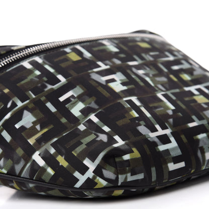Fendi Nylon CamouFF Belt Bag Black Multicolor 6 of 10