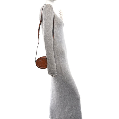 Celine Smooth Calfskin Cuir Small Triomphe Oval Crossbody Purse Tan 2 of 10