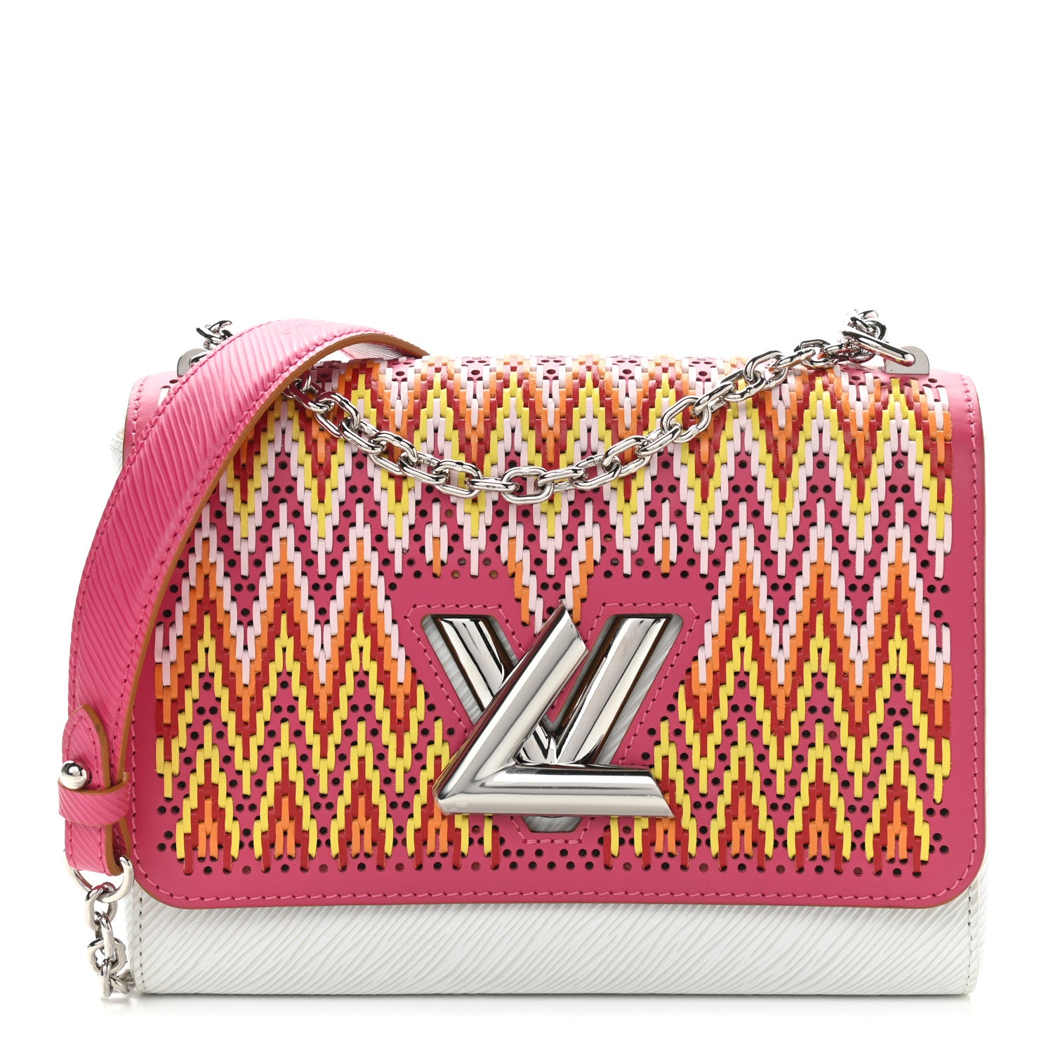 Louis Vuitton Epi Braided Twist Shoulder Bag MM Rainbow 2 of 10