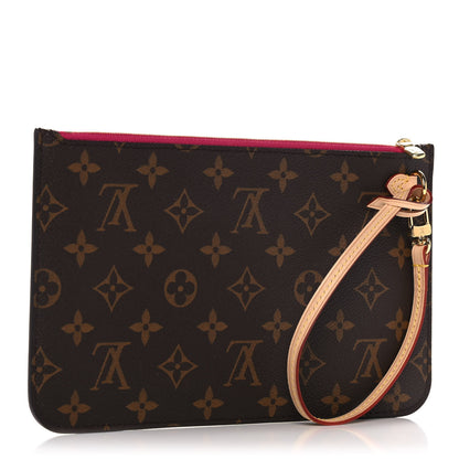 Louis Vuitton Monogram Neverfull MM GM Pochette Pivoine 3 of 8