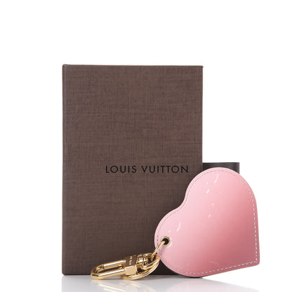 Louis Vuitton Vernis Degrade Heart Bag Charm Pink 7 of 7