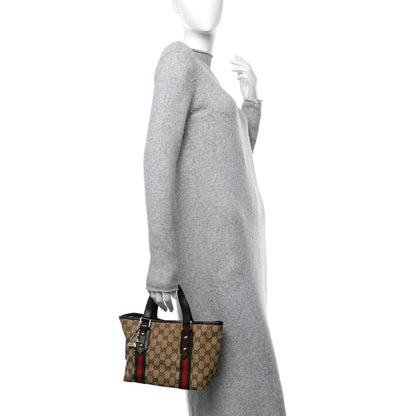 Gucci Monogram Small Jolicoeur Tote Dark Brown 2 of 13