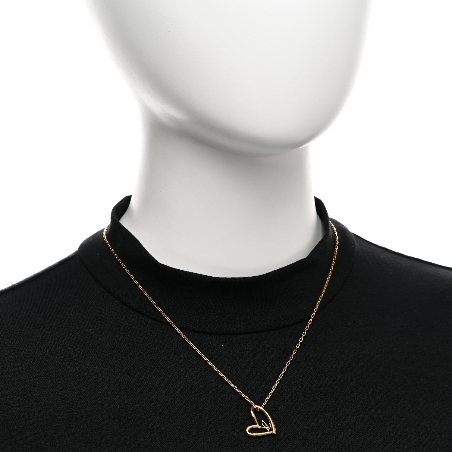 Louis Vuitton Metal Fall In Love Necklace 2 of 6