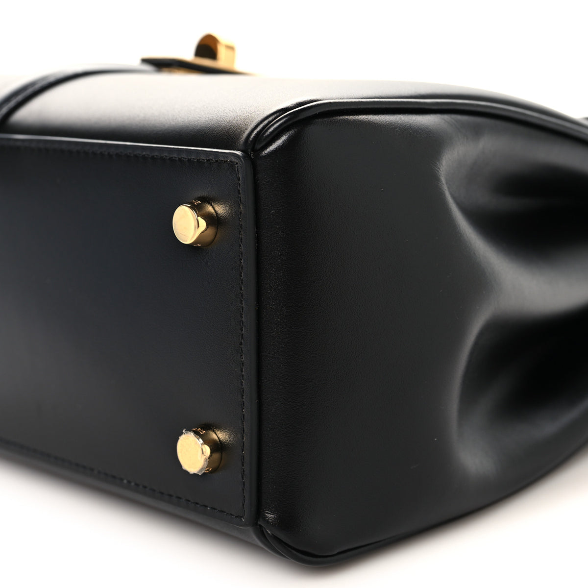 Celine Satinated Calfskin Small 16 Top Handle Bag Black 11 of 13