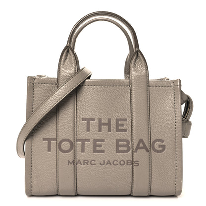 Marc Jacobs Grained Calfskin Small The Tote Bag Cement 1 of 12