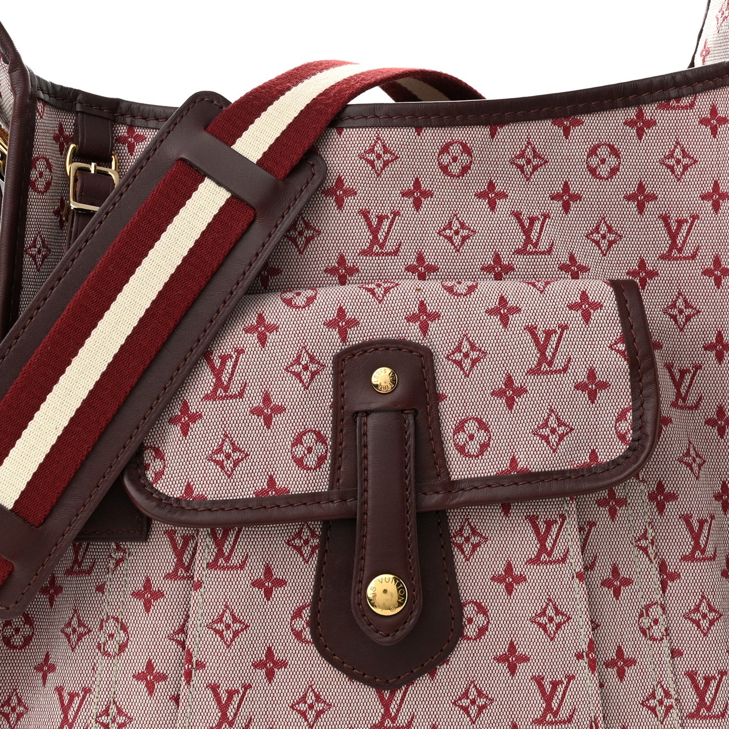 Mini Monogram Besace Mary Kate Cherry