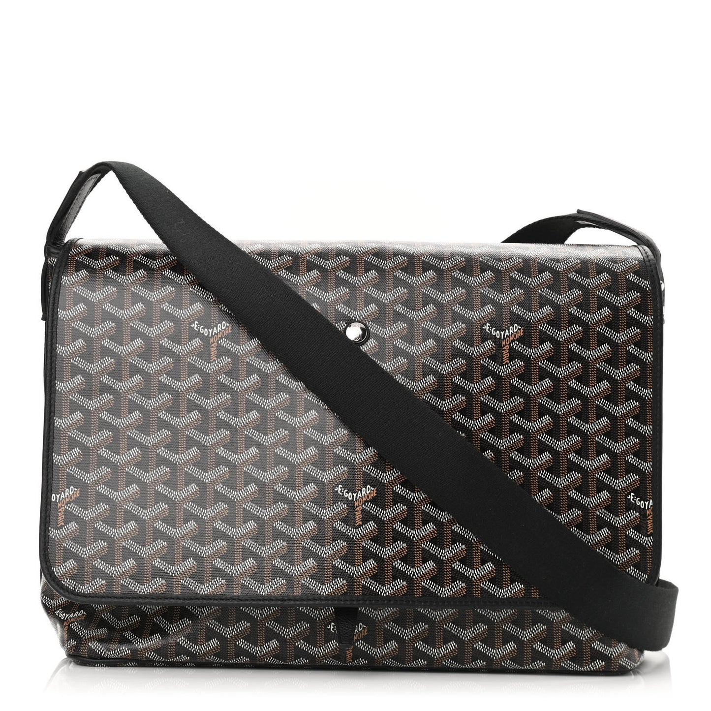 Goyardine Capetien Messenger Bag Black