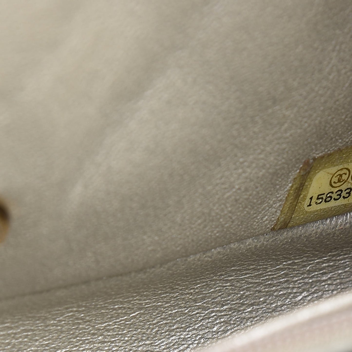Metallic Lambskin Quilted Mini Rectangular Flap Gold