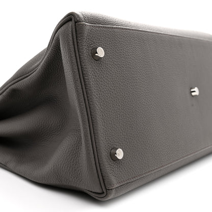 Hermes Togo Maxi Kelly Retourne 42 Etain 8 of 13