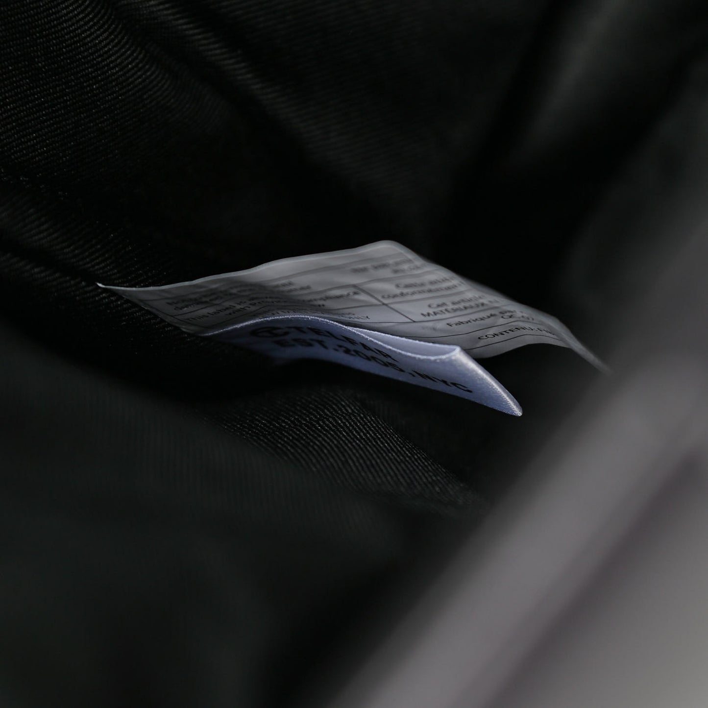 Nylon Large Puff Shopping Bag Black