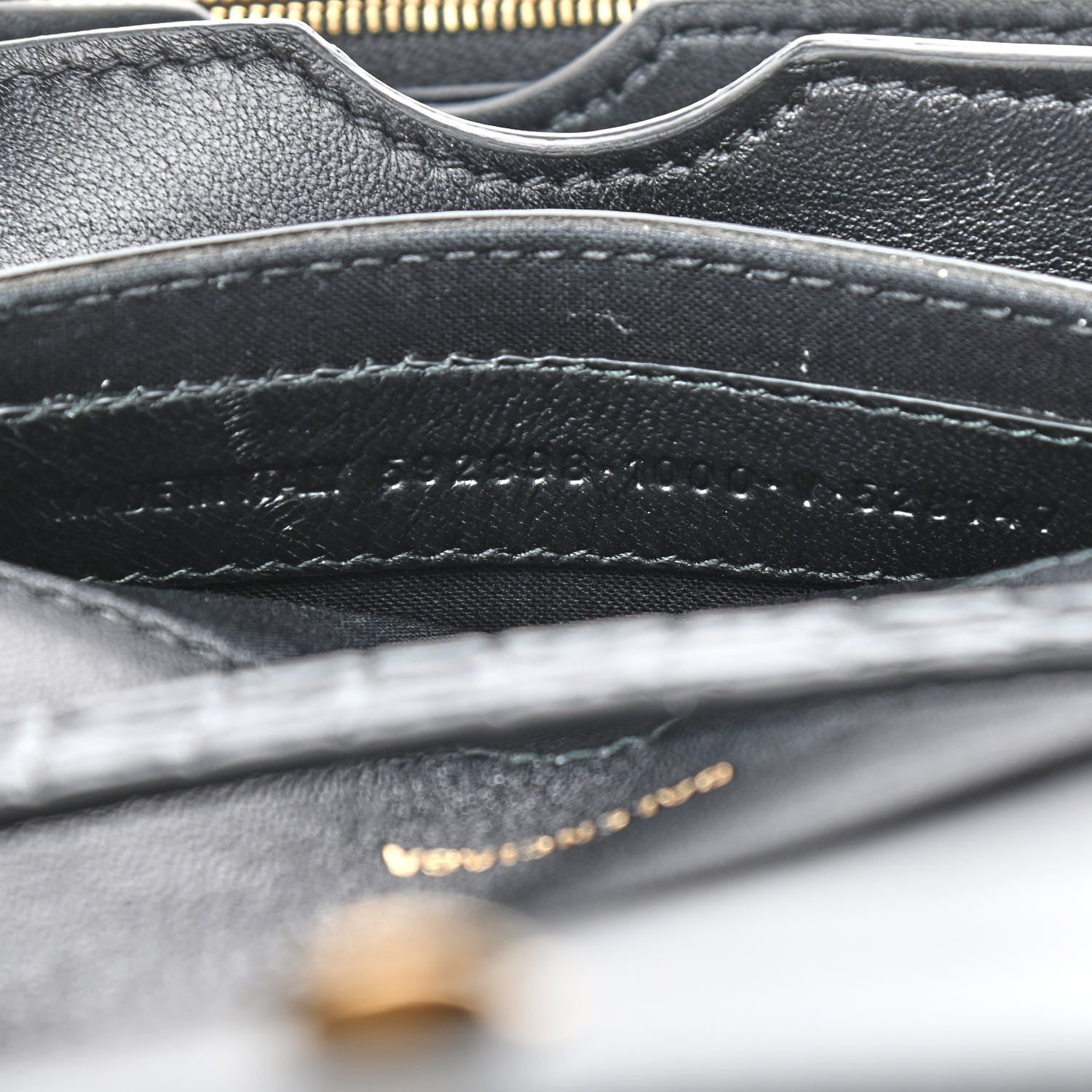 Balenciaga Shiny Calfskin Crocodile Embossed Small B Bag Black 9 of 9