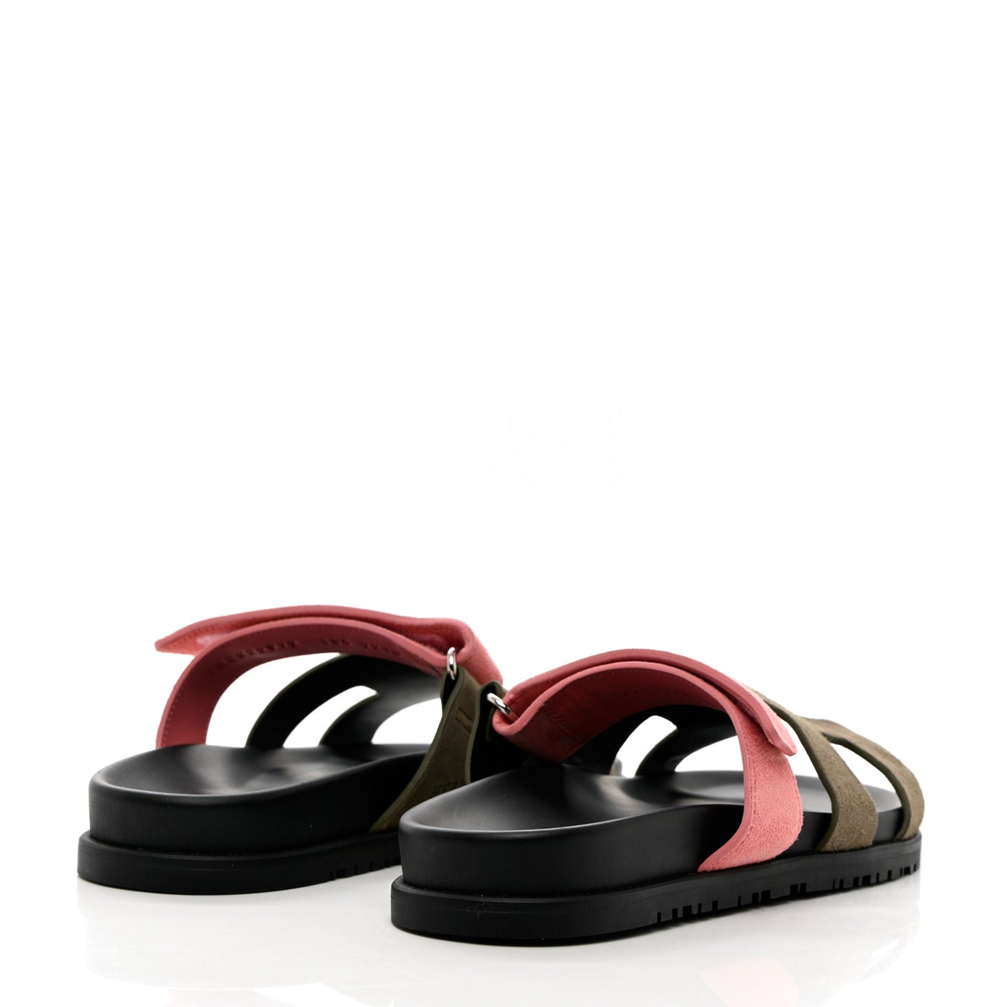 Suede Goatskin Womens Chypre Sandals 38.5 Toundra Rose Du Desert