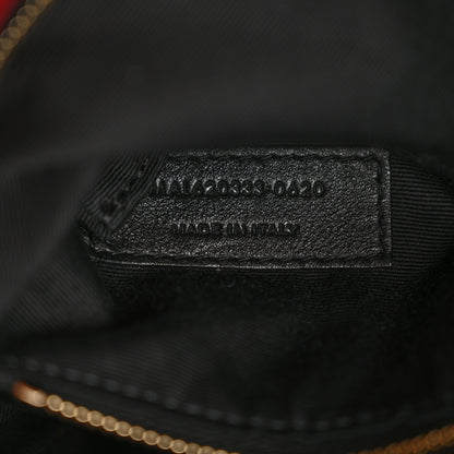 Saint Laurent Lambskin Quilted Toy Loulou Puffer Monogram Chain Satchel Opyum Red 7 of 11