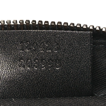 Gucci Monogram Web Studded Chain Clutch Black 7 of 10