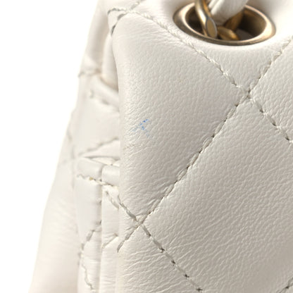 Chanel Lambskin Quilted Mini Romance Square Flap White 19 of 19