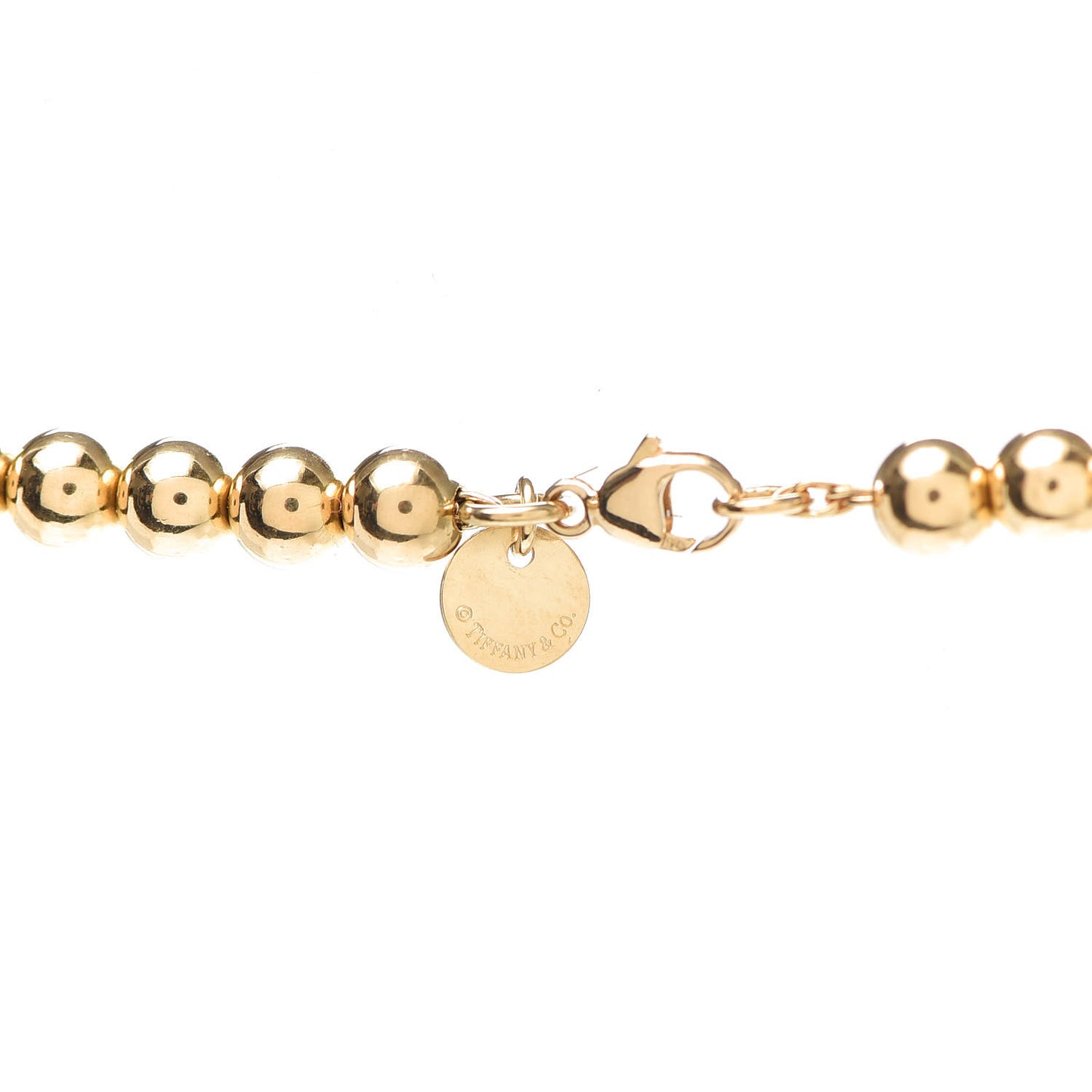 18K Yellow Gold 5.5mm HardWear Bead Necklace