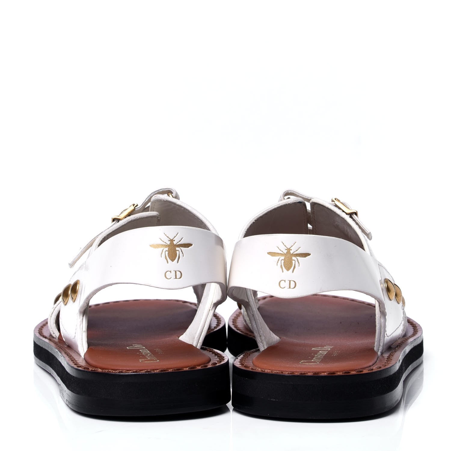 Christian Dior Calfskin Wildior Sandal 36 White 4 of 6