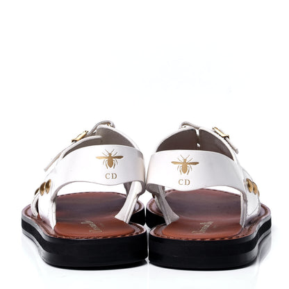 Christian Dior Calfskin Wildior Sandal 36 White 4 of 6