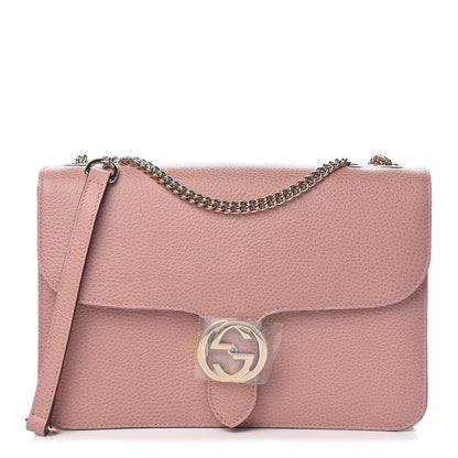 Gucci Dollar Calfskin Interlocking G Shoulder Bag Soft Pink 1 of 10