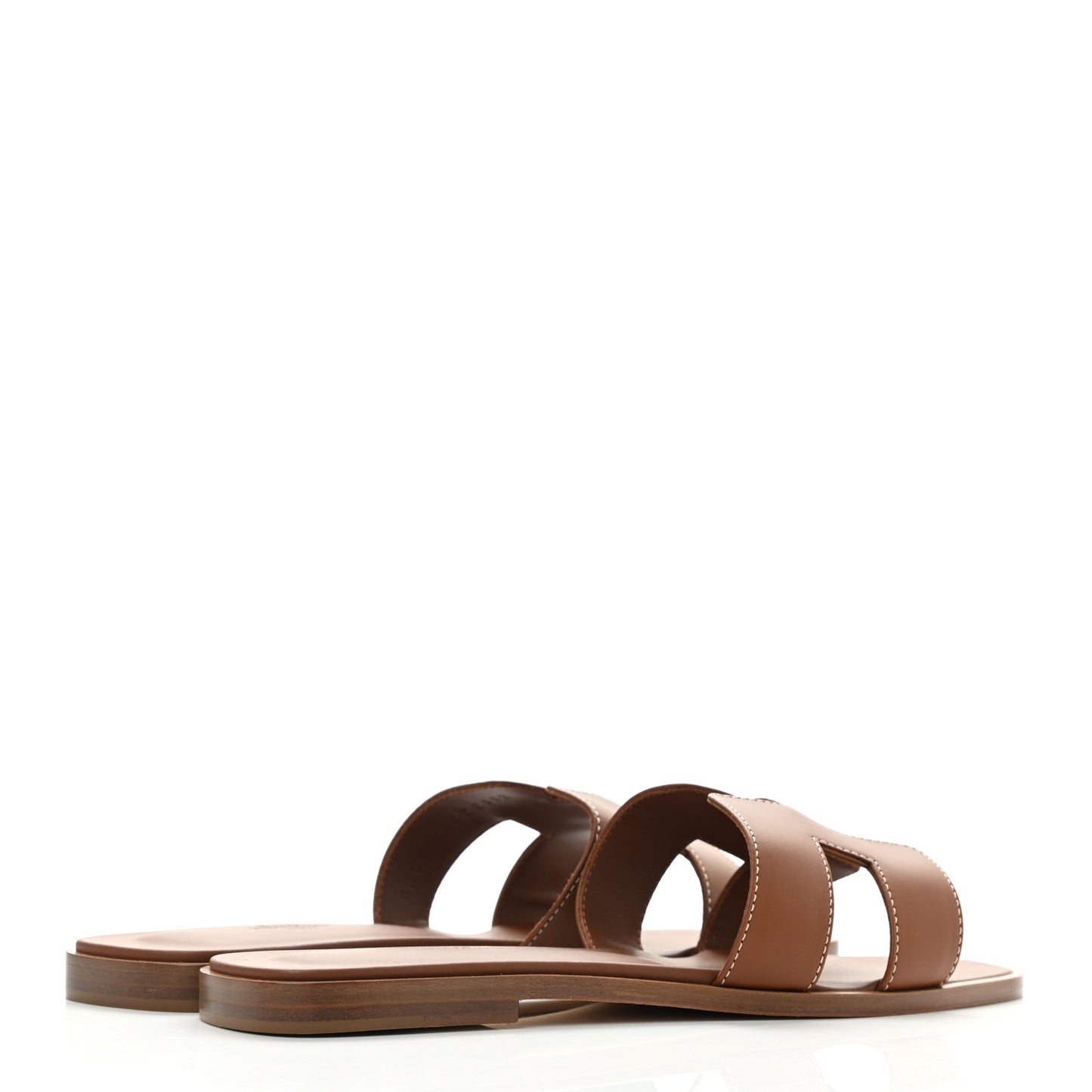 Box Calfskin Oran Sandals 39 Gold