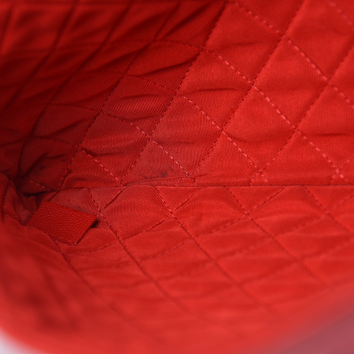 Chanel Caviar Quilted Large Golden Class Pouch Red 10 of 13