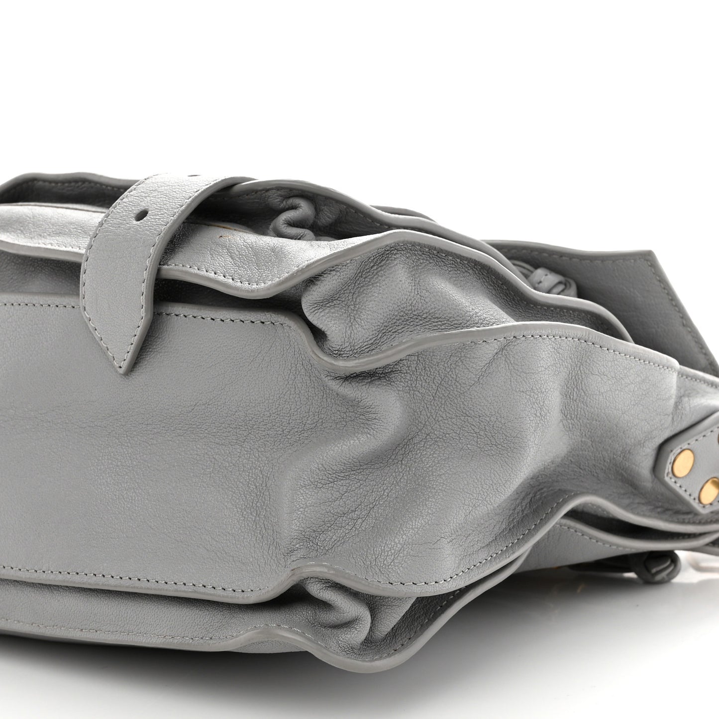 Lambskin Medium PS1 Satchel Dove Grey