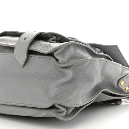 Proenza Schouler Lambskin Medium PS1 Satchel Dove Grey 10 of 12