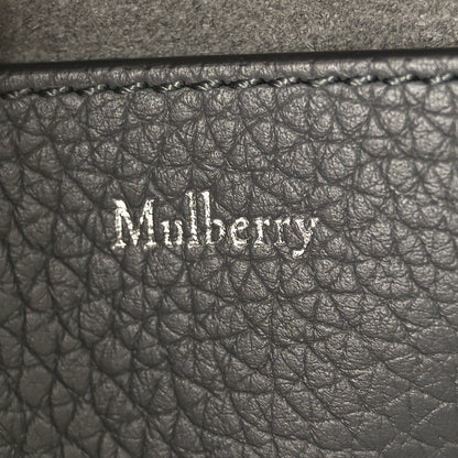 Mulberry Heavy Grain Mini Iris Hobo Charcoal 6 of 9