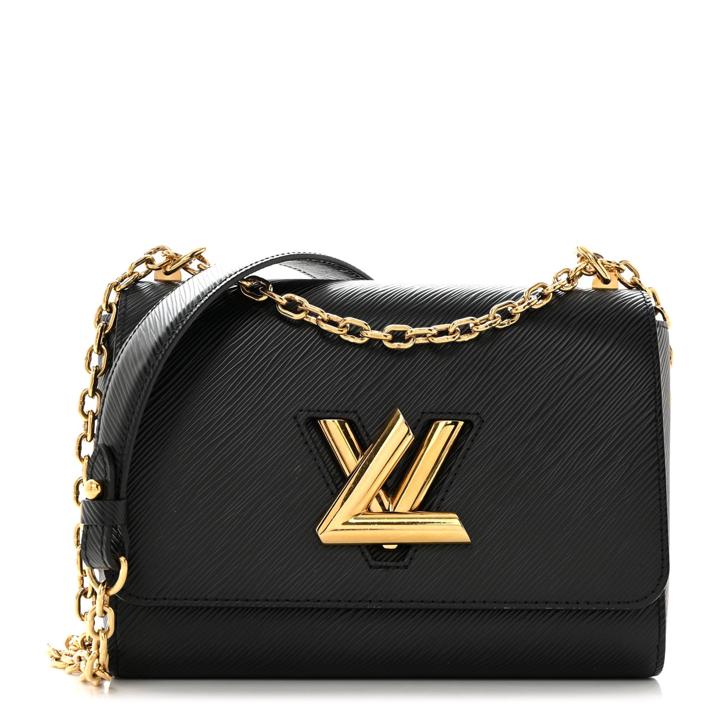 Louis Vuitton Epi Twist Shoulder Bag MM Black 1 of 10