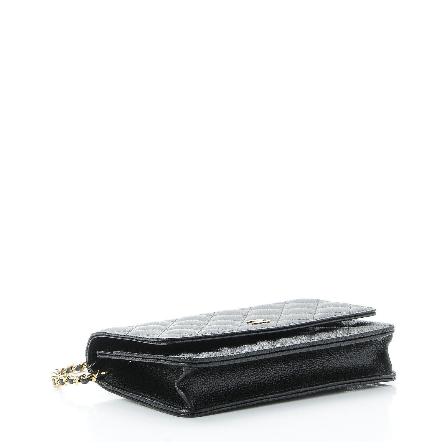 Chanel Caviar Quilted Wallet On Chain WOC Black 4 of 9